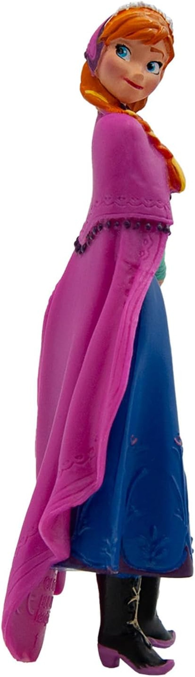 Bullyland 12960 - Statuetta della principessa Anna del film Frozen di Walt Disney, ca. 9,5 cm, molto dettagliato, ideale come piccolo regalo per bambini dai 3 anni in su