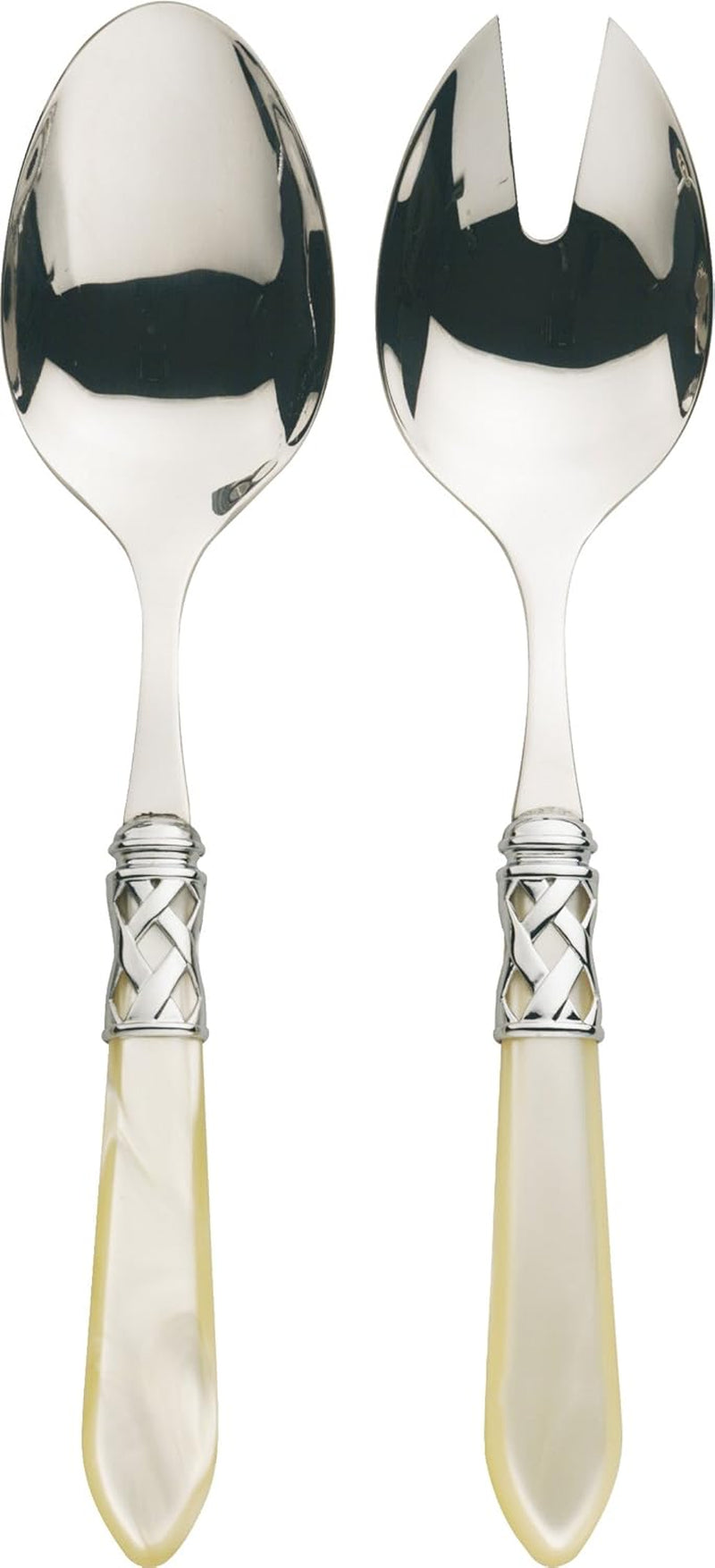 Bugatti ALCAM-N4214/15 Posate da insalata Aladdin, colore avorio, 2 pezzi Cucina Naty Shop