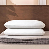 EGO HOME Cuscino Memory Foam Morbido Cuscino ergonomico per chi dorme sulla schiena Cuscino per il supporto del collo per chi dorme sul fianco Con fodera traspirante e lavabile, Certificato Oeko-Tex, Cuscino per il collo 75X35Cm Perne standard Naty Shop