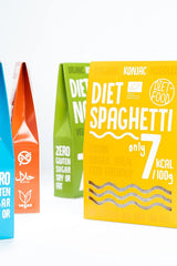 Fettuccine Konjac Noodles Bio Shirataki Diet-Food - 300g, a basso contenuto di carboidrati, senza zucchero, cheto, vegano, ipocalorico, senza glutine e senza uova, a base di farina Konjac