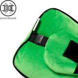 Puckator Relaxeazzz Minecraft Creeper Peluche Cuscino da Viaggio e Maschera per Gli Occhi Poggiatesta Cuscino per Dormire Cuscino per il Collo Cuscino da Viaggio Maschera per Dormire Bambini e Adulti per Viaggi Auto Treno Aereo Accessorio Cuscini da Viaggio Naty Shop