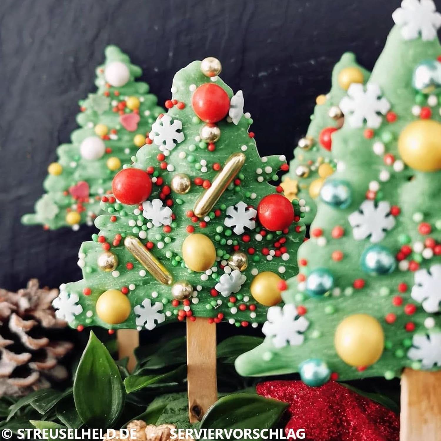 Confettini a tema natalizio, 40 grammi Sprinkles Naty Shop