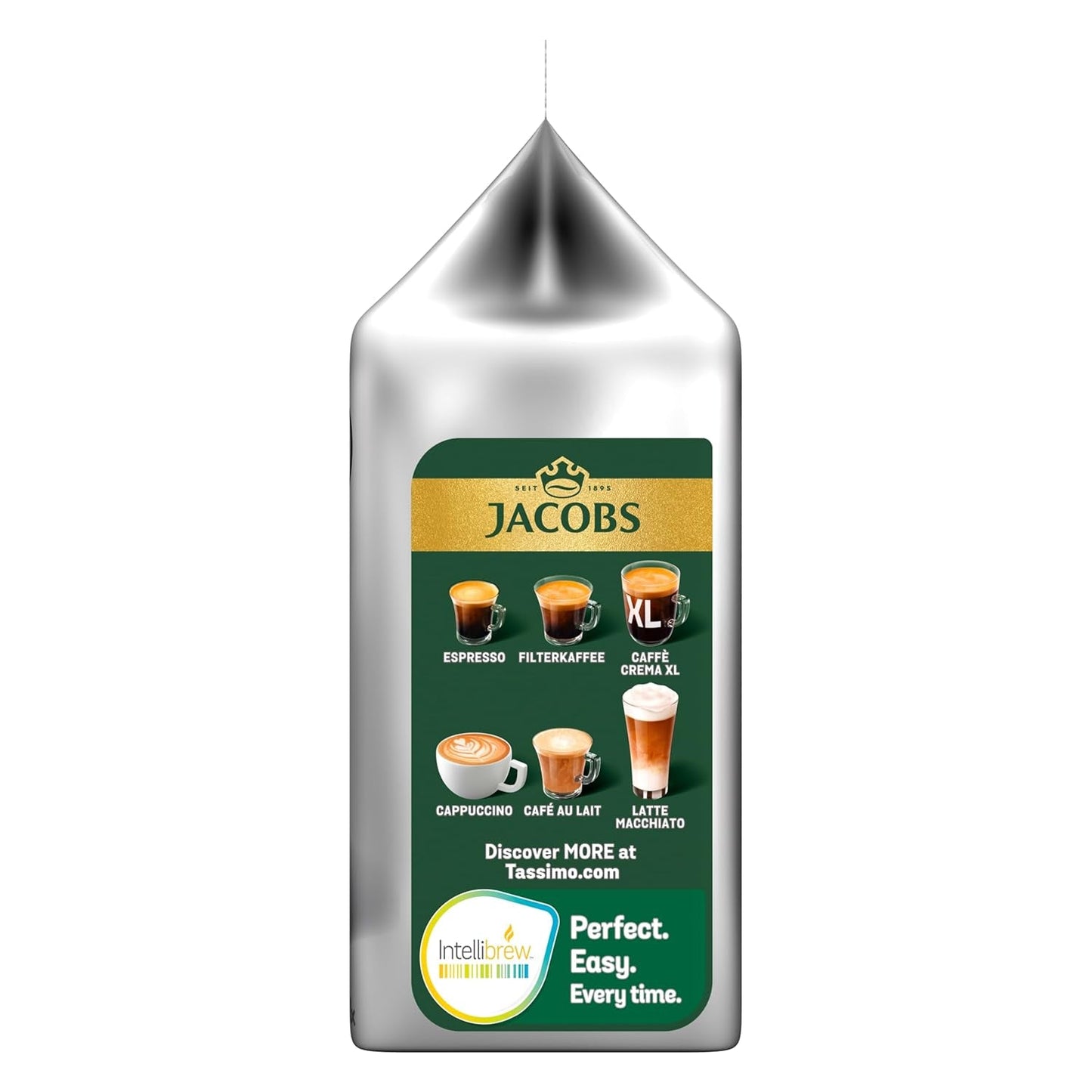 Tassimo Kapseln Jacobs Tipo Latte Macchiato Classico, 5 x 8 cialde, 40 Kaffeekapseln