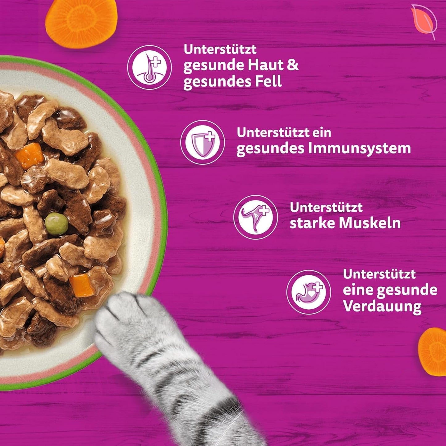 WHISKAS TASTY MIX Nassfutter in salsa per gatti 40 x 85g Scelta dello chef