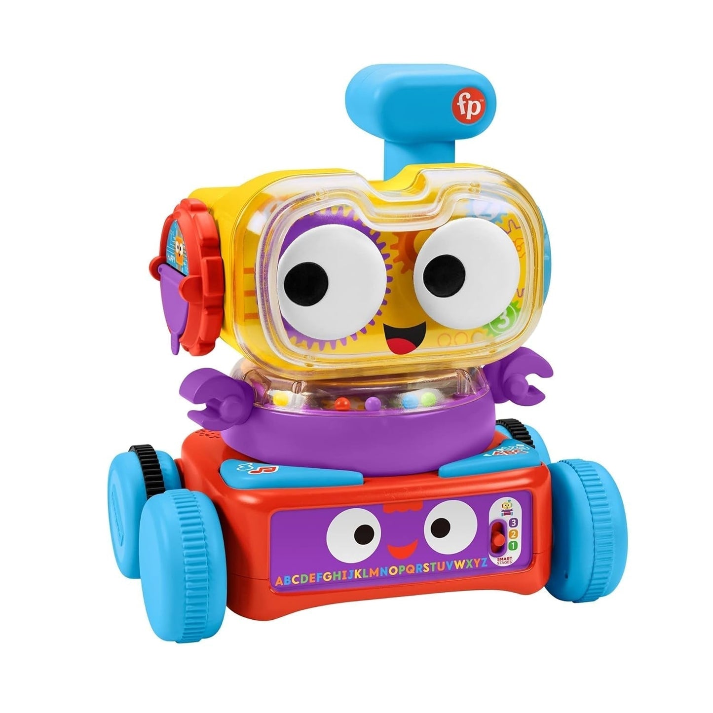 Fisher-Price Robot didattico 4 in 1 Linus per neonati e bambini piccoli, giocattolo a partire da 6 mesi - lingua tedesca, HCK39 Giocattoli per bambini Naty Shop Italiano