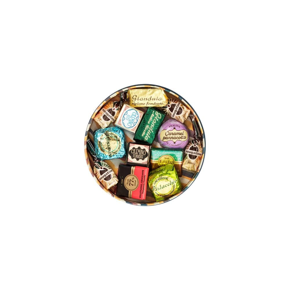 Venchi - Confezione Regalo Piccola Cioccolata Assortita Murrine, 138g, Senza Glutine, Senza Coloranti, Senza Conservanti, Idea Regalo