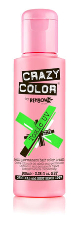 GO TOXIC Crema colorante semipermanente UV per capelli, 100 ml (1 confezione) Naty Shop Tintura per capelli Go Toxic 100 Ml (1 confezione)