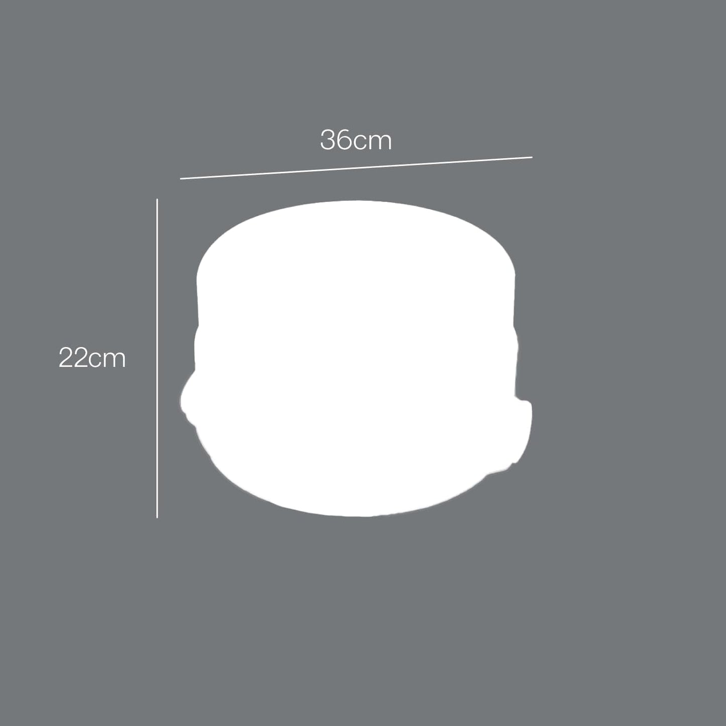 Contenitore per torte Metaltex, altezza regolabile, polipropilene, bianco/trasparente, ⌀ 30 cm, altezza regolabile 8 e 15 cm Contenitori per alimenti Naty Shop
