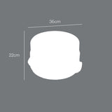 Contenitore per torte Metaltex, altezza regolabile, polipropilene, bianco/trasparente, ⌀ 30 cm, altezza regolabile 8 e 15 cm Contenitori per alimenti Naty Shop