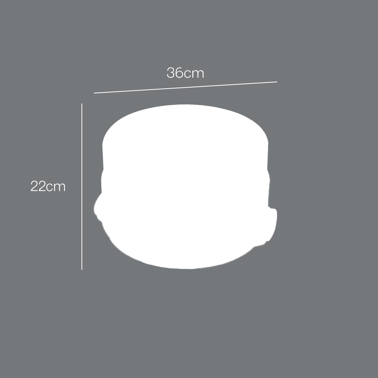 Contenitore per torte Metaltex, altezza regolabile, polipropilene, bianco/trasparente, ⌀ 30 cm, altezza regolabile 8 e 15 cm Contenitori per alimenti Naty Shop