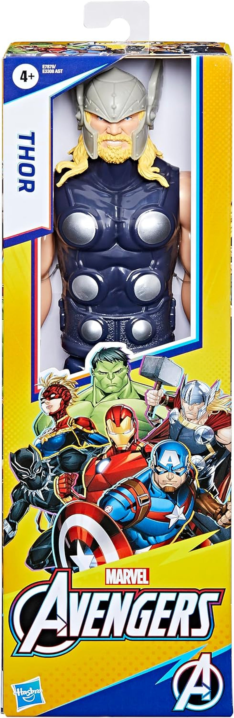 Marvel Avengers Titan Hero Series Blast Gear Thor Action Figure 30 cm Grande Giocattolo per Bambini dai 4 Anni in su Action Figure Naty Shop