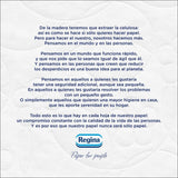 Regina Feeling - 42 rotoli di carta igienica, 175 fogli a tre strati, estratto di cotone naturale e profumazione delicata, packaging 60% plastica riciclata, carta certificata 100% Fsc