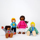51463 - Bambole flessibili Famiglia Interculturale