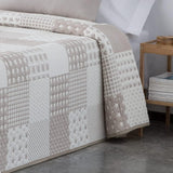 VIALMAN Colcha Bouti Ligera Copriletto Sofia 21, cotone poliestere, beige, Cama 150: 250 X 270 Cm Letti e coperte Besuche den VIALMAN-Store