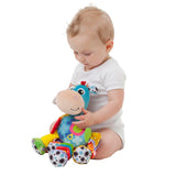 Playgro Clip Clop Confezione Regalo Attività Sensoriali da Giardino - Giocattolo da Giardino Sensoriale per Bambini da 0 Mesi - Giocattolo Interattivo con Sonagli, Massaggiagengive e Amico del Passeggino - 4 Pezzi
