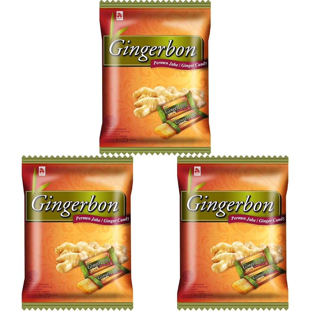 Caramelle allo zenzero - (1 x 125 g) (confezione da 3)