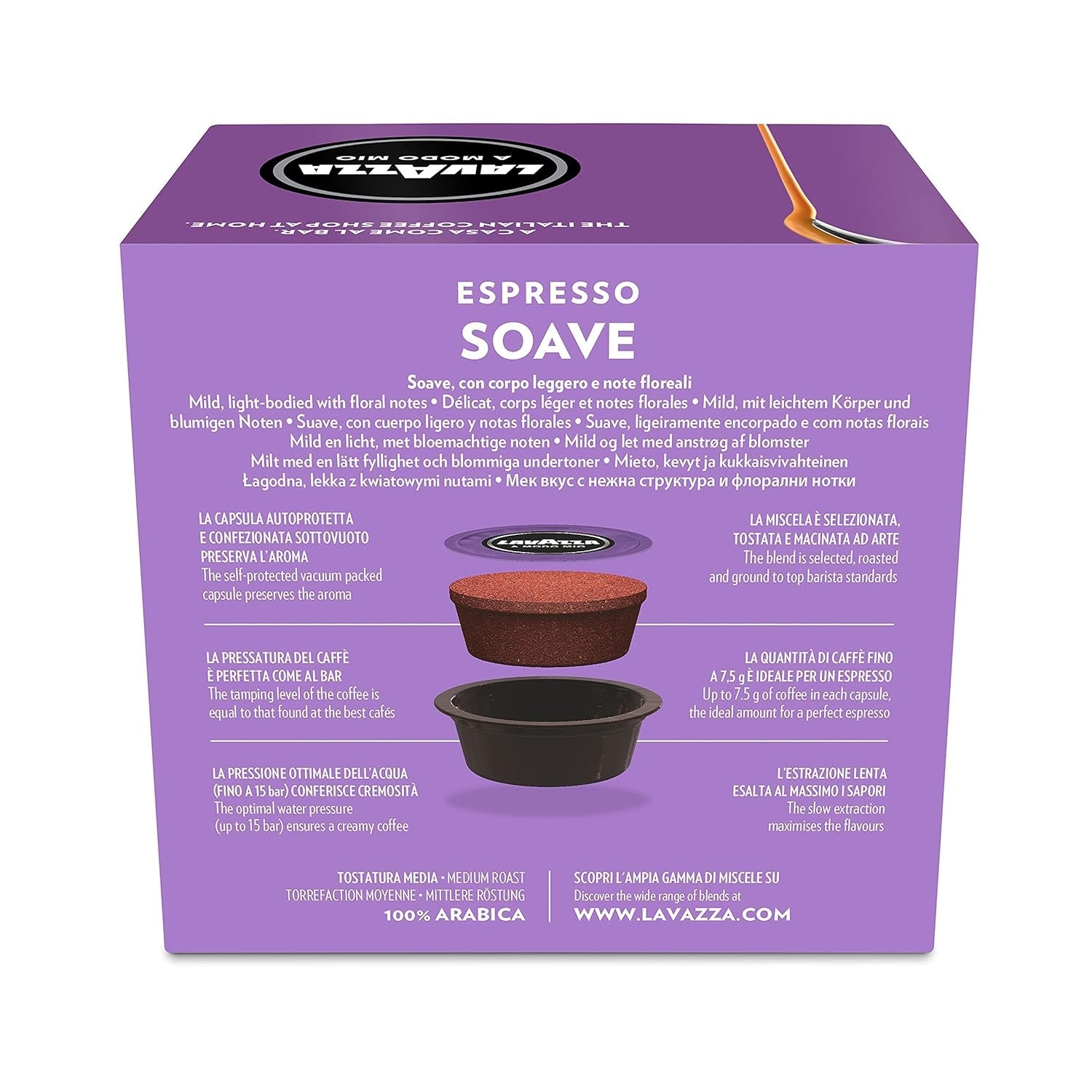 Lavazza A Modo Mio Espresso Soave, 1 x 16 Capsule (1 x 112 g)