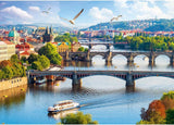 Trefl, Puzzle, Praga, Repubblica Ceca, 500 pezzi, Qualità Premium, Per adulti e bambini sopra i 10 anni Puzzle Naty Shop