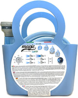 Tubo da giardino estensibile Magic Blue da 10 metri, resistente ai nodi e alla torsione, con borsa e ugello spruzzatore
