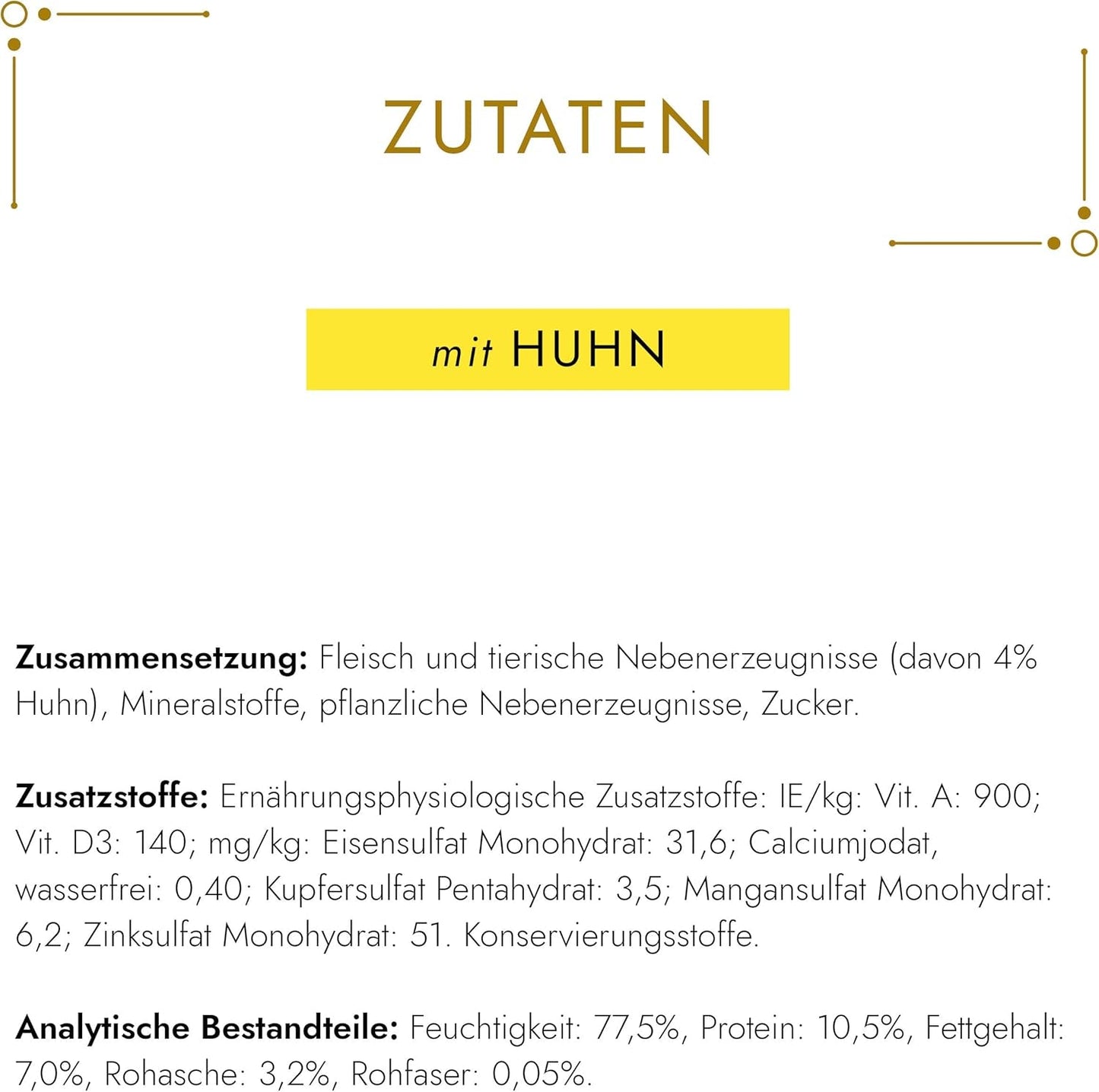 Gourmet Gold Pasta fine Katzenfutter nass, mit Huhn, confezione da 12 (12 x 85g)