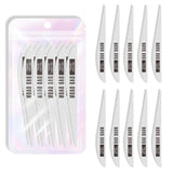 NOVO OVO 360 fogli adesivi per nail art facili da staccare e a pressione, trasparenti su entrambi i lati, attacco per nail art/confezione/conservazione/pratica/accessori, 30 pezzi x 12 fogli
