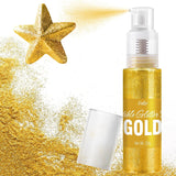 Spray commestibile glitter - Glitter commestibili 22G, polvere glitter commestibile per bevande, decorazioni per torte, macarons - Polvere glitter colorante alimentare, glitter commestibile per cocktail, muffin (Rosa)