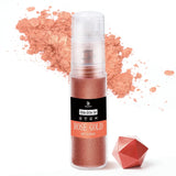 DecoRom, glitter commestibile, polvere, 10 grammi Glitter Naty Shop Roségold