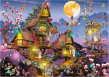 Educa - Puzzle 500 pezzi per adulti | casa delle fate, puzzle da 500 pezzi per adulti e bambini da 11 anni, fantasia, fiabe, fate (19554) Puzzle Naty Shop