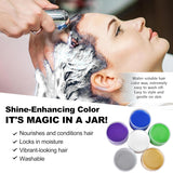 Tintura temporanea per capelli verde, Tonalità per capelli per uomo e donna, Pomata naturale per capelli, Cera colorante per capelli per feste, cosplay e Halloween, Natale, Tintura temporanea per capelli in crema (100 g, Verde) Naty Shop Tinture per capelli