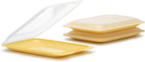 TATAY Fresh Slicer Box Set da 4, senza BPA, riutilizzabile, impilabile, lavabile in lavastoviglie e MWO, colori casuali. Misure 17 cm x 3,2 cm x 25,2 cm Scatole per alimenti Naty Shop Set 3 - Giallo