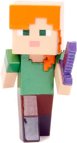 Jada Toys Set di personaggi Minecraft (4 pezzi) in metallo - Personaggi da collezione Minecraft Caves & Cliffs (Steve, Alex, Creeper e Warden) per giocatori e collezionisti 8+ 6 cm ciascuno Action Figure Naty Shop