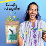 ORIGEENS BIO YERBA MATE CON MENTA E LIMONE 200 G - Freschezza I Bio Yerba Mate non torrefatto, foglie, senza steli e polvere