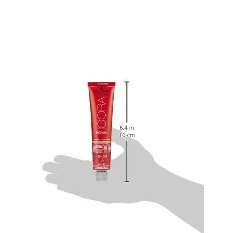 Schwarzkopf IGORA Royal Premium Hair Color 6-68 biondo scuro rosso cioccolato, 1 confezione (1 x 60 g) Tinture per capelli Naty Shop