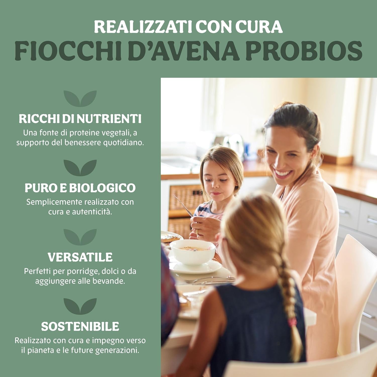 Cornflakes bio leggeri da 500g per confezione
