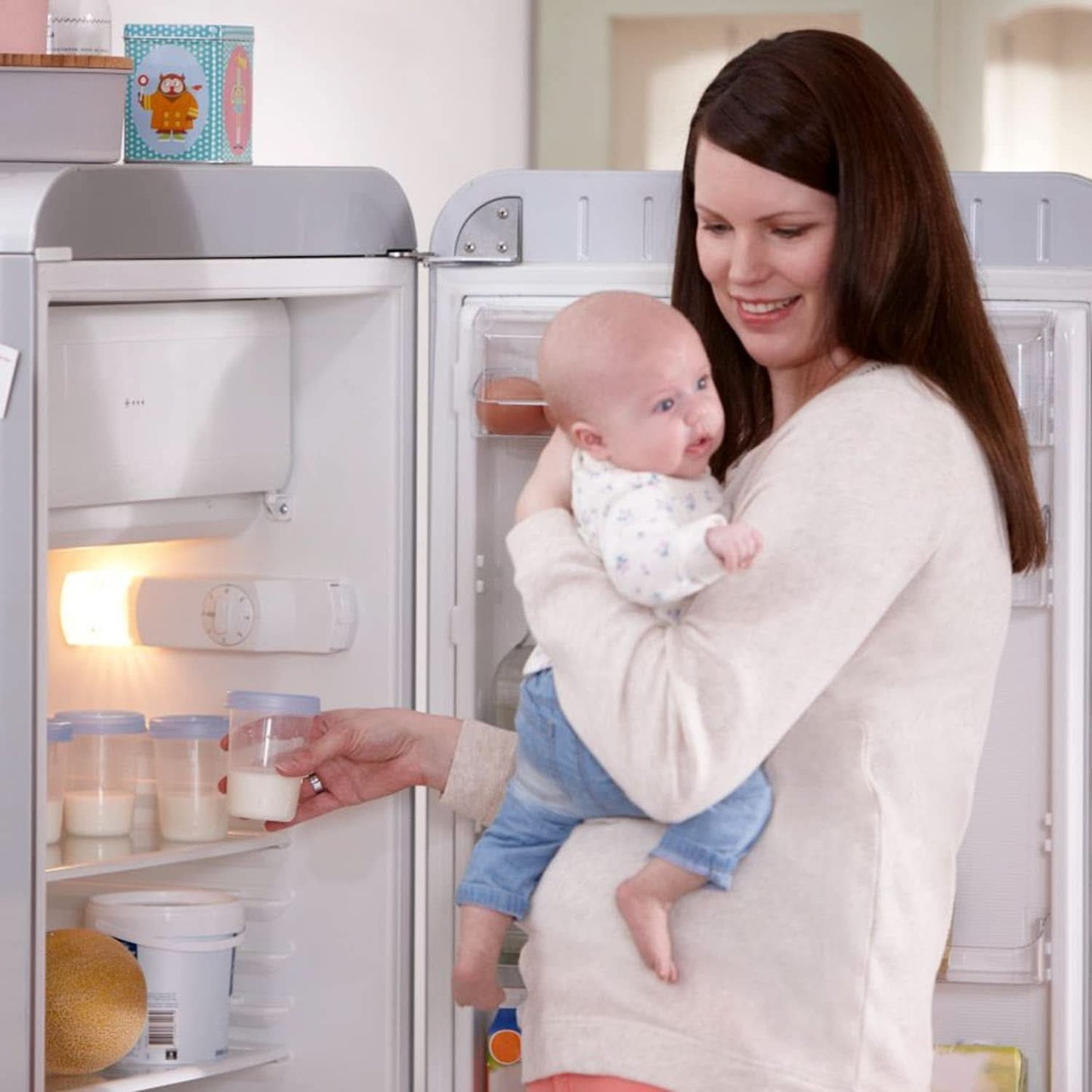 Philips AVENT SCF619/05 Portaoggetti Becher Für Muttermilch, Becher Inklusive Deckel Accessori Alimentazione e Allattamento Bebe Naty Shop