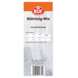 RUF Rührkuchen Backmischung, Nur Wasser & Öl Zugeben, Rezeptur Für Blechkuchen, Kastenkuchen, Muffins, Gugelhupf Und Tortenböden, 1X1000G Miscela per cuocere e cuocere Naty Shop