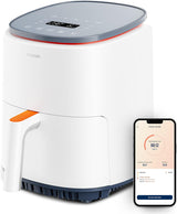 COSORI Friggitrice ad Aria Calda Airfryer, Friggitrice ad Aria Calda 12 in 1 XXL 6,2 L, Friggitrice ad Aria Calda con Finestra di Visualizzazione e Promemoria di Mescolamento, 80 Ricette Elettrodomestici Naty Shop Bianco Perla 3,8 L Compatta