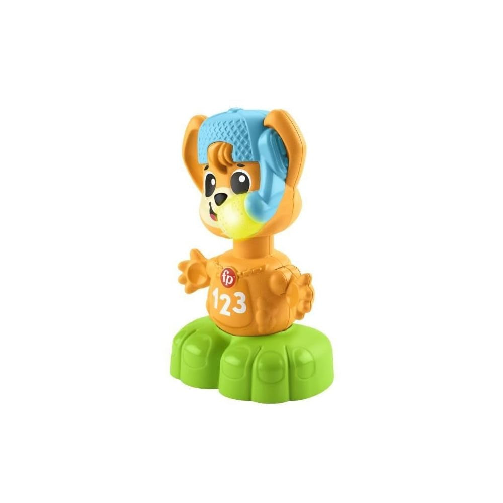 Fisher-Price Sync Squad giocattolo contatore volpe, giocattolo per neonati e bambini piccoli con musica e luci interattive, da 9 mesi, versione francese, HYK94 Jucarii Bebe Naty Shop