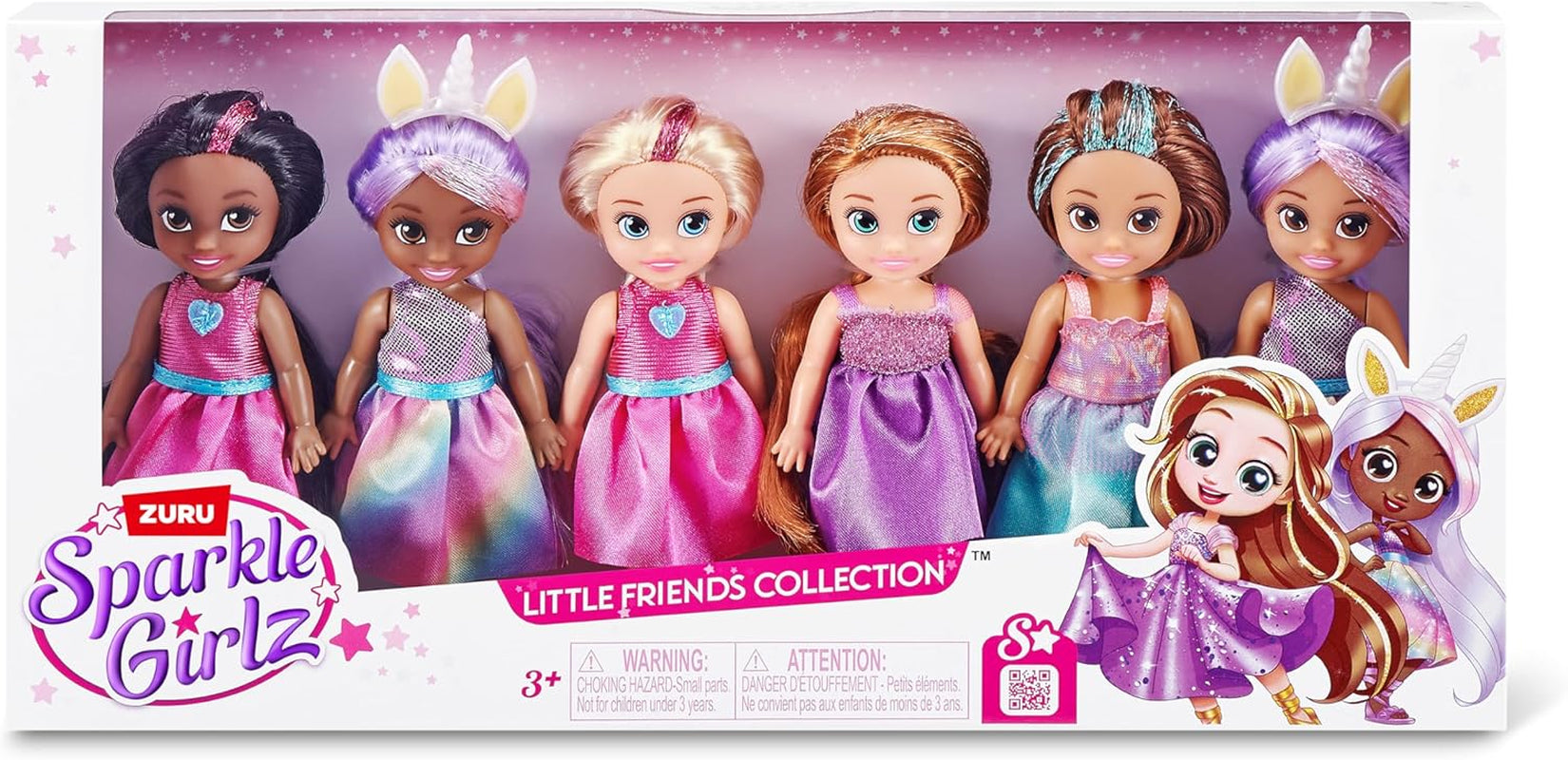 Bambole alla moda principesse da collezione, bambole da vestire da principessa (confezione da 6)