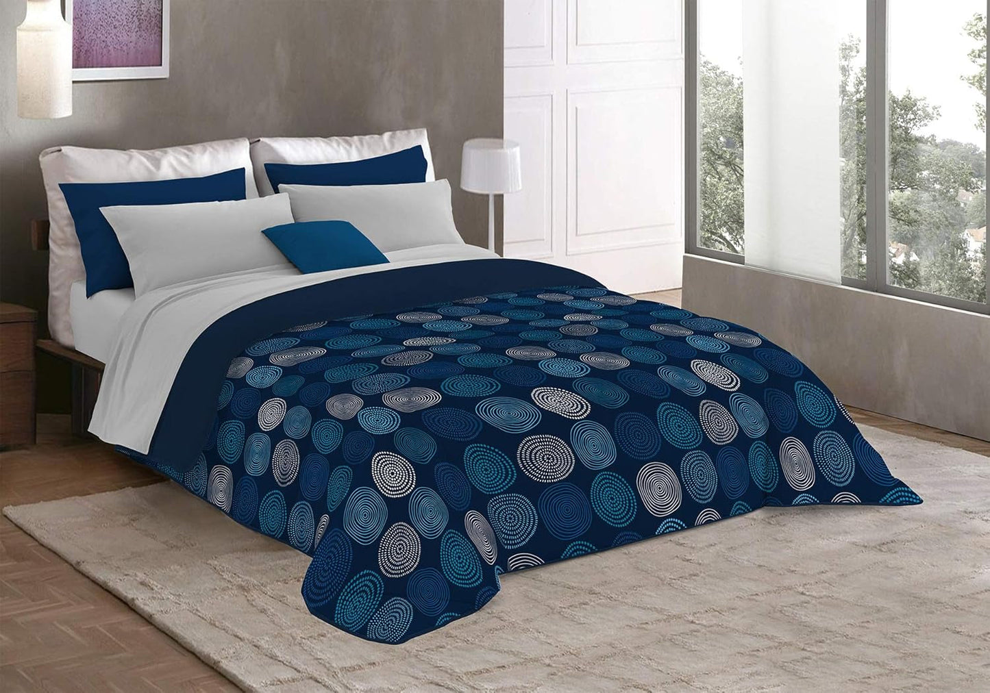 Fantasy T-Fa-Hypnotic-1P Trapunta invernale, Microfibra, Hypnotic, 170X260Cm Piumini e Trapunte Naty Shop Hypnotic 170X260 Cm