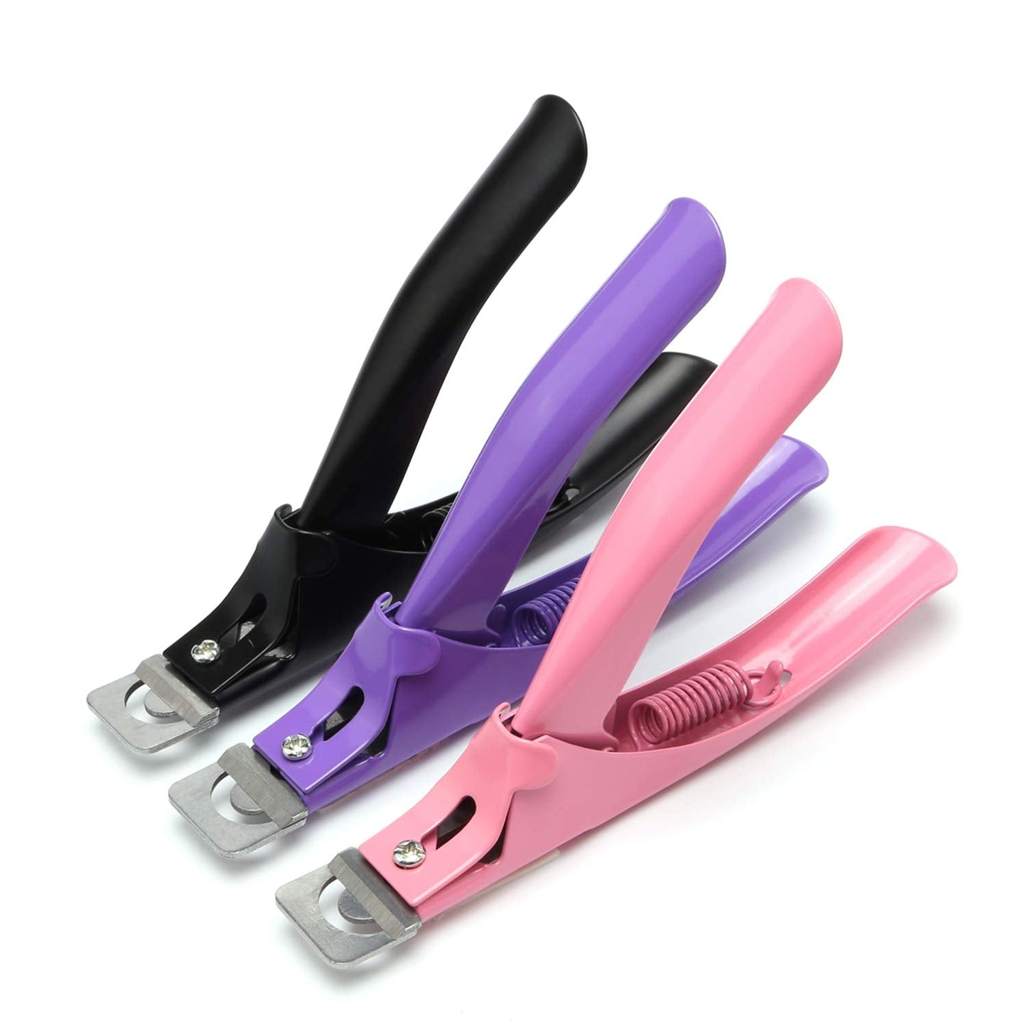 MWOOT 3 Pezzi Pinze Per Unghie Finte Pinze Per Unghie Acriliche, Punte Per Unghie In Acciaio Inossidabile Taglierina Trimmer Strumento Per Manicure Per Unghie In Gel Artificiale Acrilico