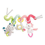 Fehn Activity Spiral Sleeping Forest - giocattolo per passeggino tocca e tieni - giocattolo per lettino, box, passeggino e seggiolino auto - gioco di attività motoria per neonati e bambini da 0+ mesi Baby Toys Naty Shop Aiko Yuki