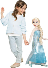 Disney Frozen Playdate Elsa Bambola Gigante da 80 cm della Jakks Pacific Bambola Completamente Articolata con 11 Punti di Articolazione Include Spazzola per Capelli e Accessori