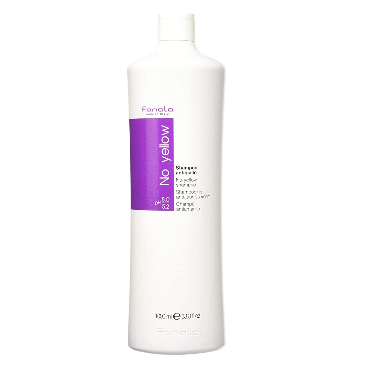 Fanola No Giallo Argento, Shampoo contro macchie gialle, 1000 ml Doccia e Bagno Fanola 1000 ml