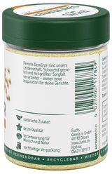 Fuchs Gewürze - Senfkörner gemahlen - für die Zubereitung von Rubs, zum Verfeinern von Suppen und Saucen - ingredienti naturali - 45 g in wiederverwendbarer, recyclebarer Dose