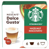 STARBUCKS Nocciola Macchiato di Nescafé Dolce Gusto, Dunkle Röstung, Kaffeekapseln 6 x 12 (72 Capsule)