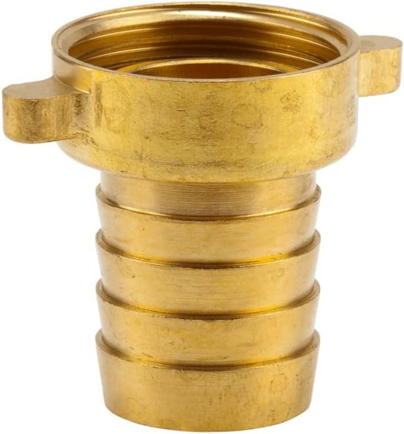 Gardena Raccordo per tubo in ottone, 2 pezzi: raccordo in ottone di alta qualità, filettatura 26,5 mm (G 3/4"), per tubi da 1/2" (13 mm) (7140-20)