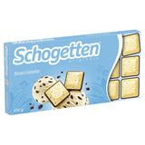 Tavoletta di cioccolato Schogetten Stracciatella 100g, porzionata singolarmente. Una delizia. Pezzo per pezzo.