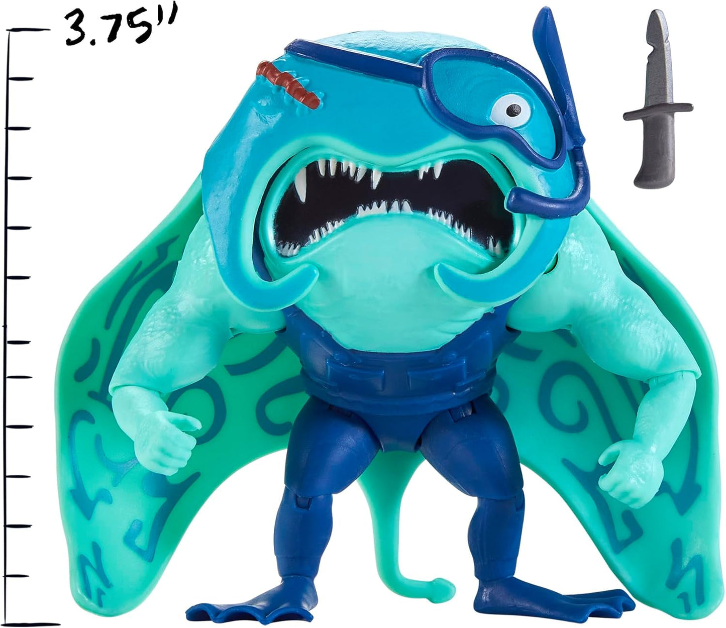 Tartarughe NINJA TEENAGE MUTANT - Figura base Ray Fillet Action figures Naty Shop