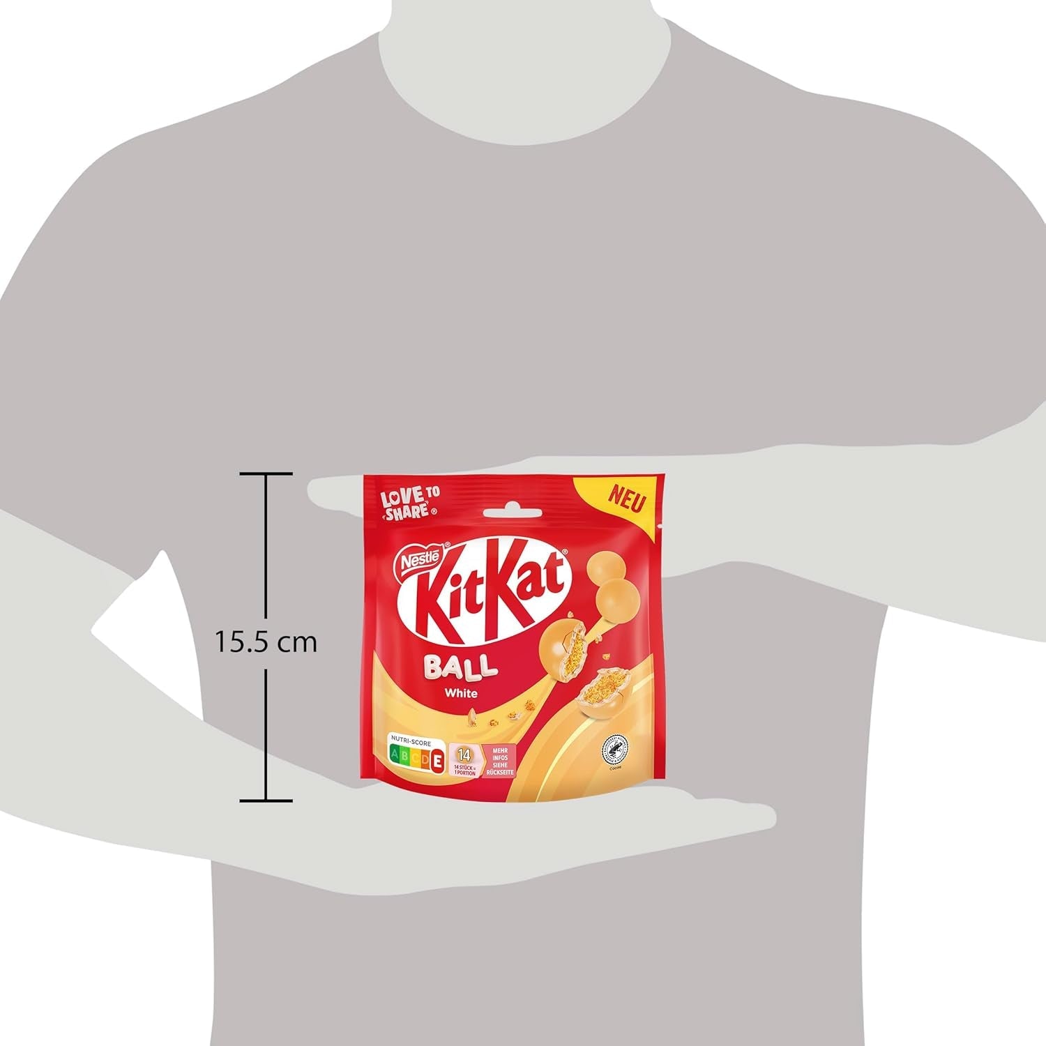 Palline bianche NESTLÉ, confezione da 1 (1 x 130 g)